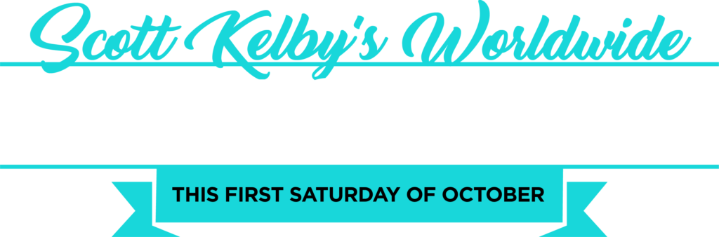 Grab your camera and Join Scott Kelby on The first Saturday of October to walk for a Cause!
